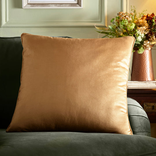 Harlan Cushion in Gold 55 x 55cm