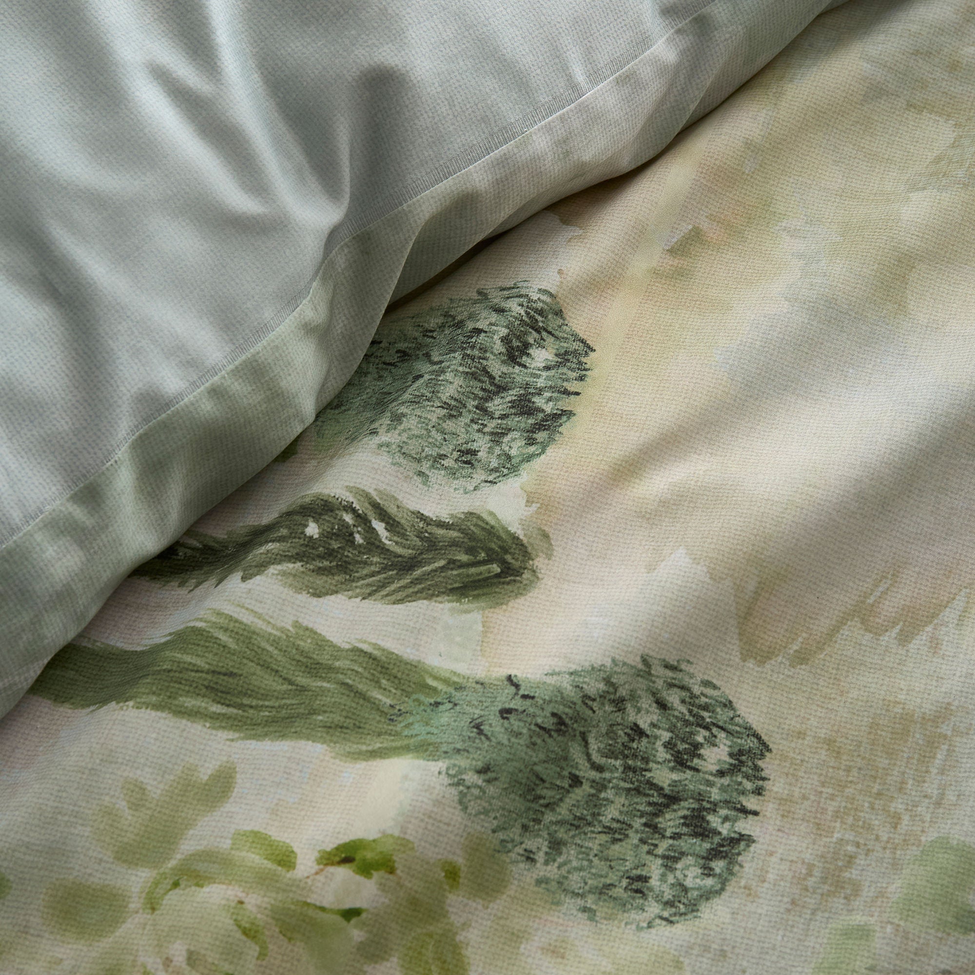 Hidden Garden Duvet Cover Set in Green - Duvet Cover Set - Soiree