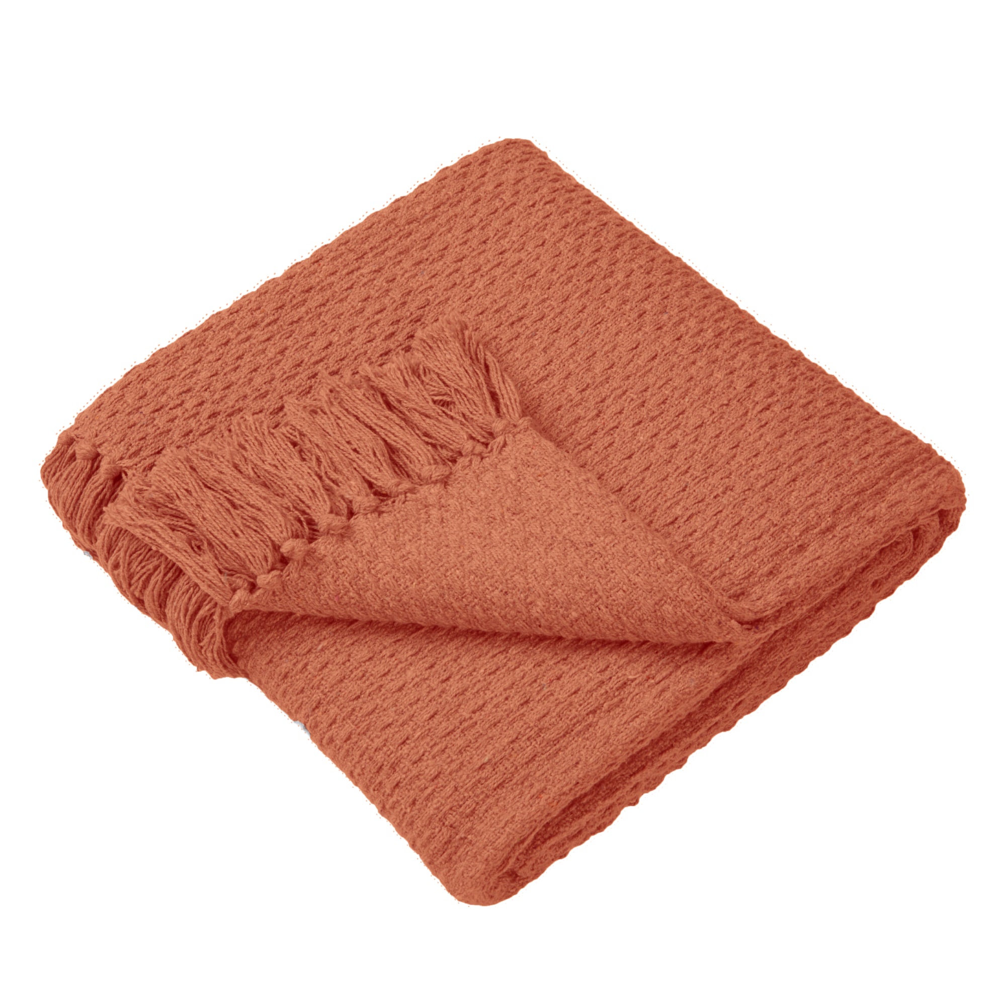 Hayden Throw by Drift Home in Terracotta 130 x 180cm - Throw - Drift Home
