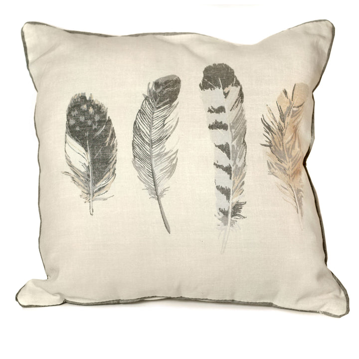 Idaho Cushion by Fusion in Charcoal 43 x 43cm - Cushion - Fusion