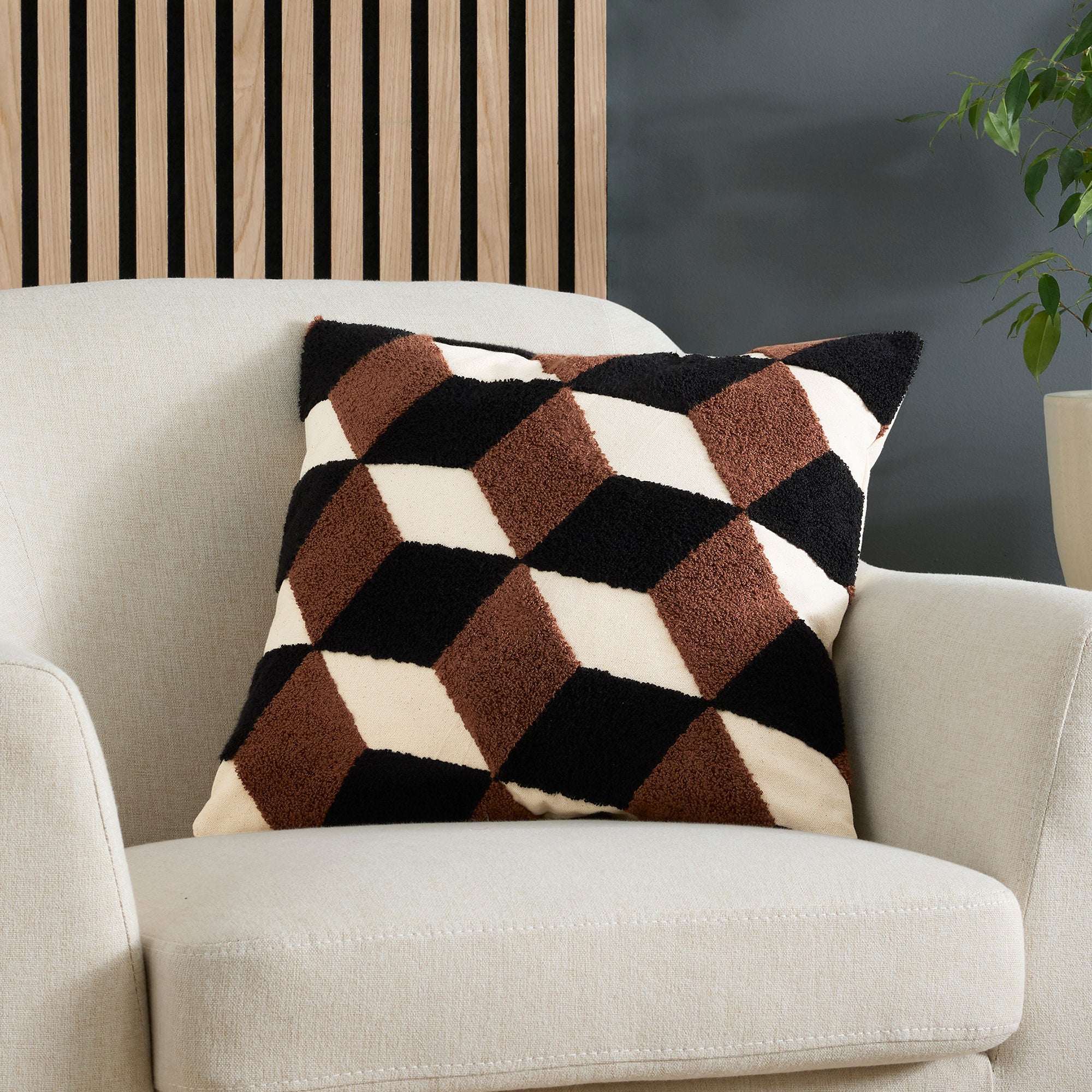 Jett Cushion in Multicolour 43 x 43cm