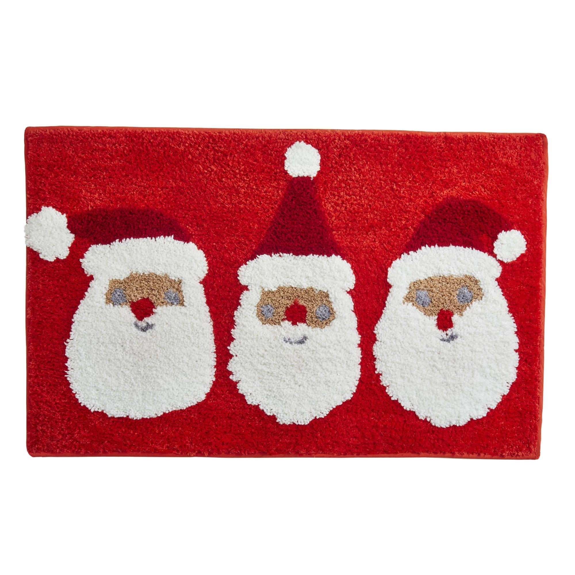 Jolly Santa Bath Mat by Bedlam in Red 50 x 80cm