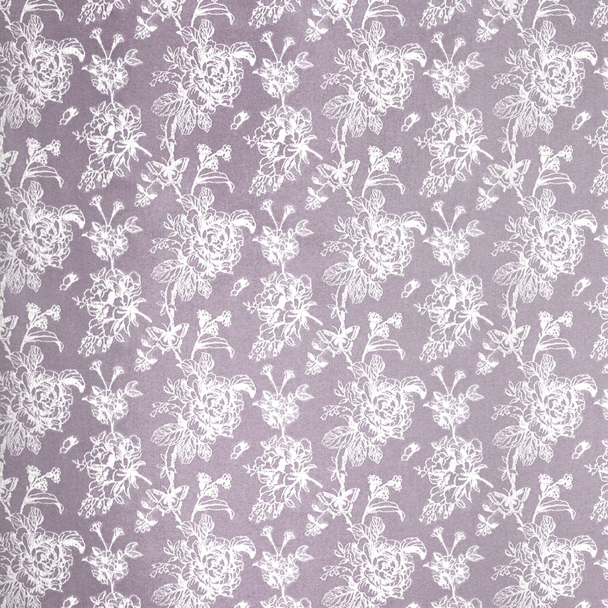 Jasmine Pair of Pencil Pleat Curtains With Tie-Backs by Dreams & Drapes Woven in Lavender - Pair of Pencil Pleat Curtains With Tie-Backs - Dreams & Drapes Woven