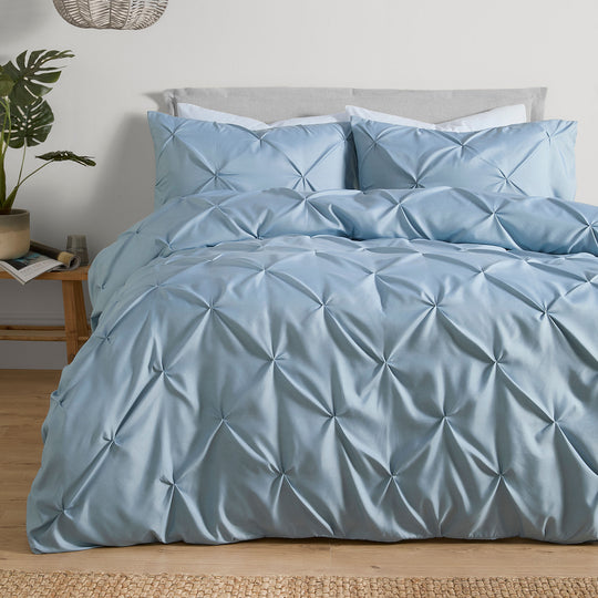 Lara Duvet Cover Set in Blue