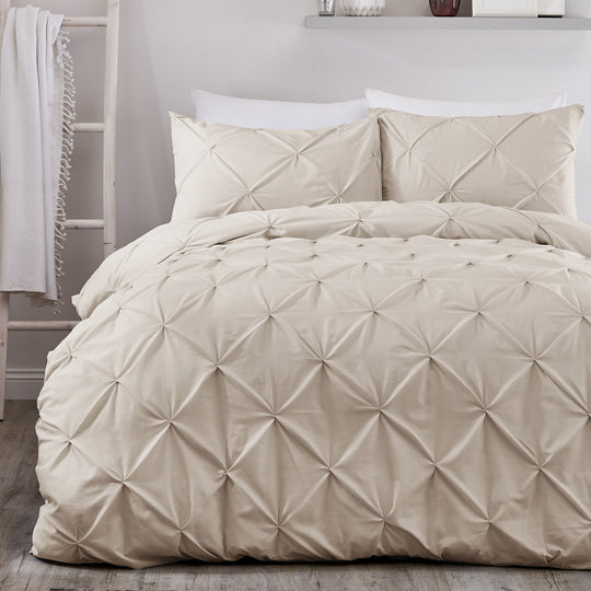 Lara Duvet Cover Set in Natural