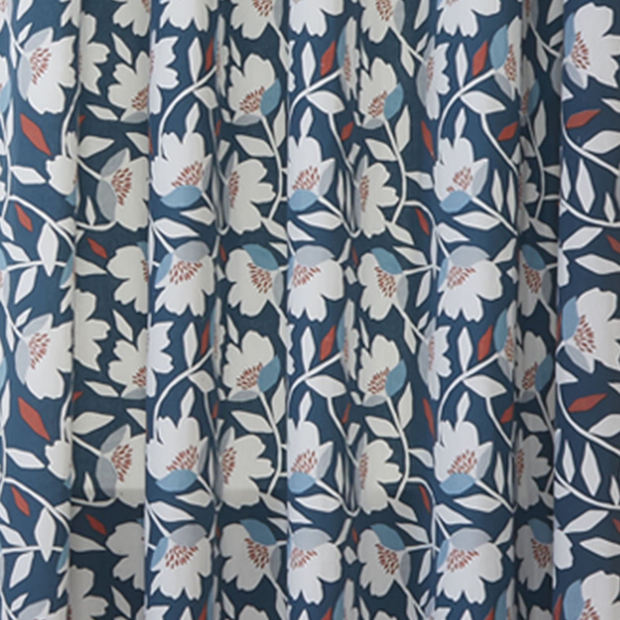 Luna Pair of Eyelet Curtains by Fusion in Teal - Pair of Eyelet Curtains - Fusion