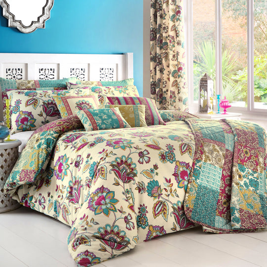 Marinelli Duvet Cover Set in Teal