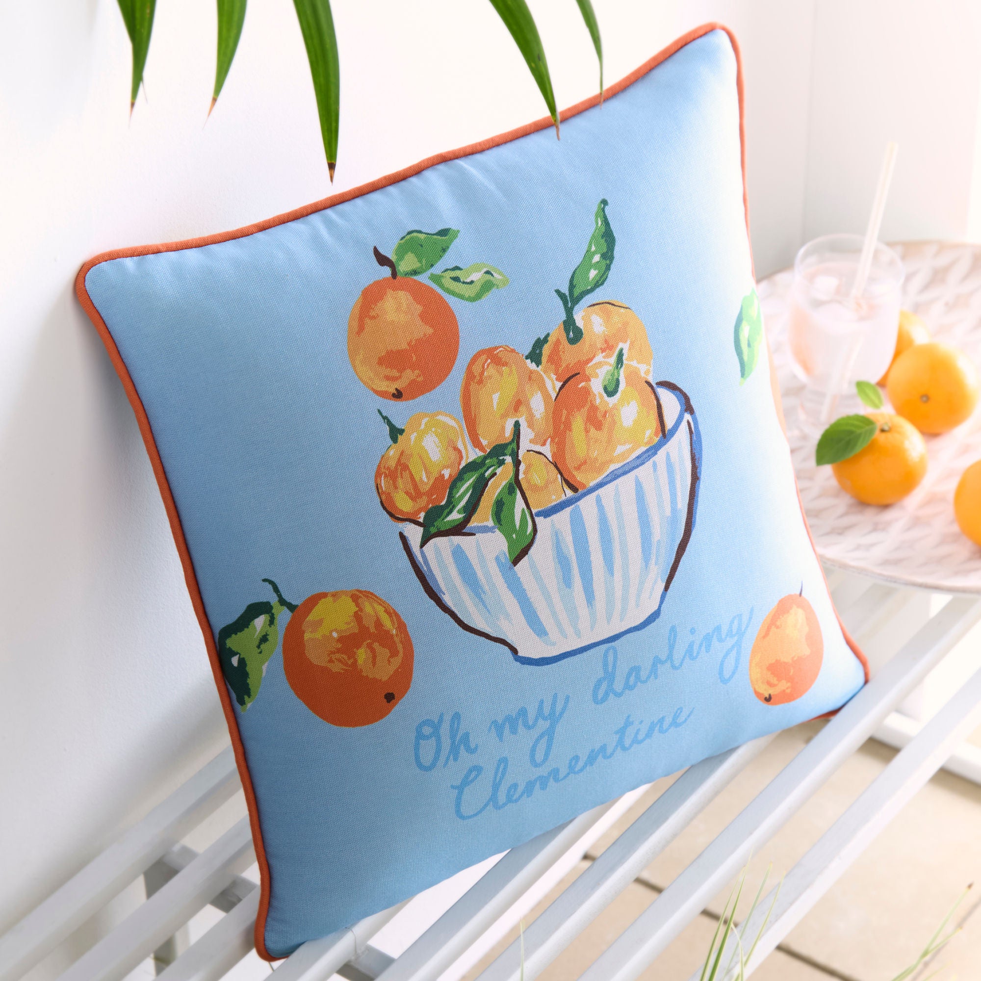 My Darling Clementine Cushion in Multi 43 x 43cm - Cushion - Fusion