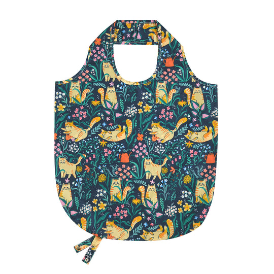Marmalade Meadow Foldable Tote Bag Medium in Navy