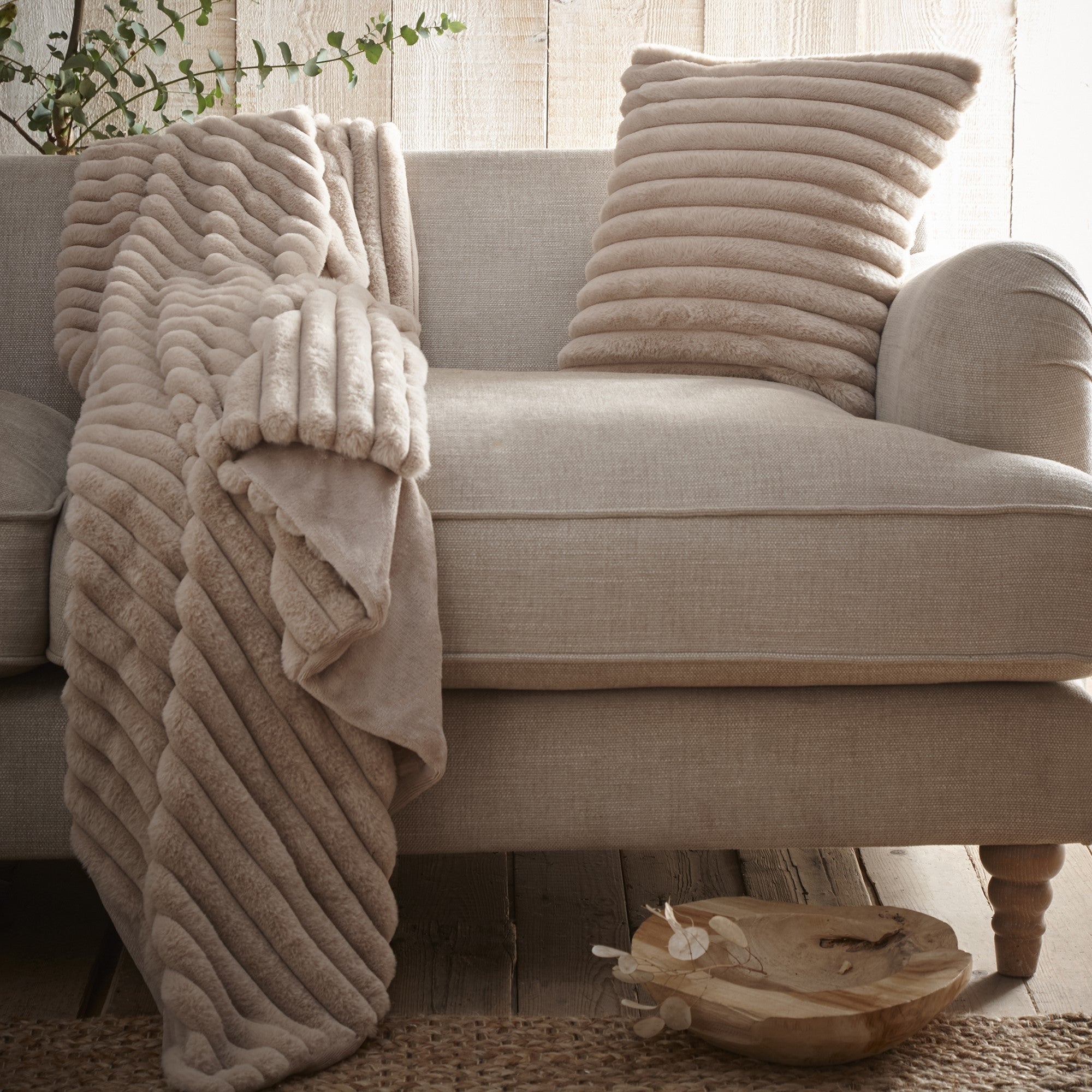 Morritz Bedspread by Appletree Hygge in Natural 130cm x 180cm - Bedspread - Appletree Hygge