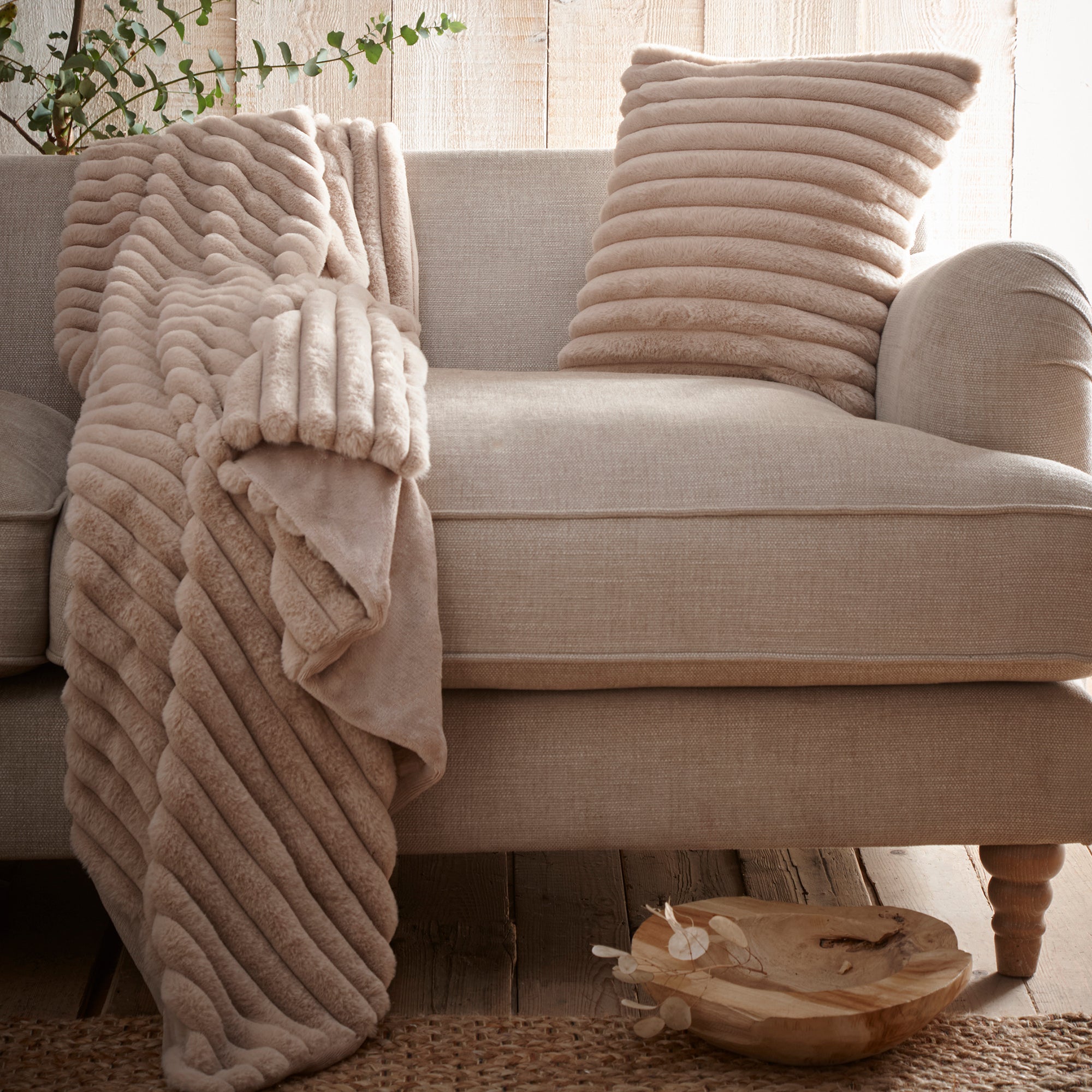 Morritz Cushion by Appletree Hygge in Natural 43 x 43cm - Cushion - Appletree Hygge