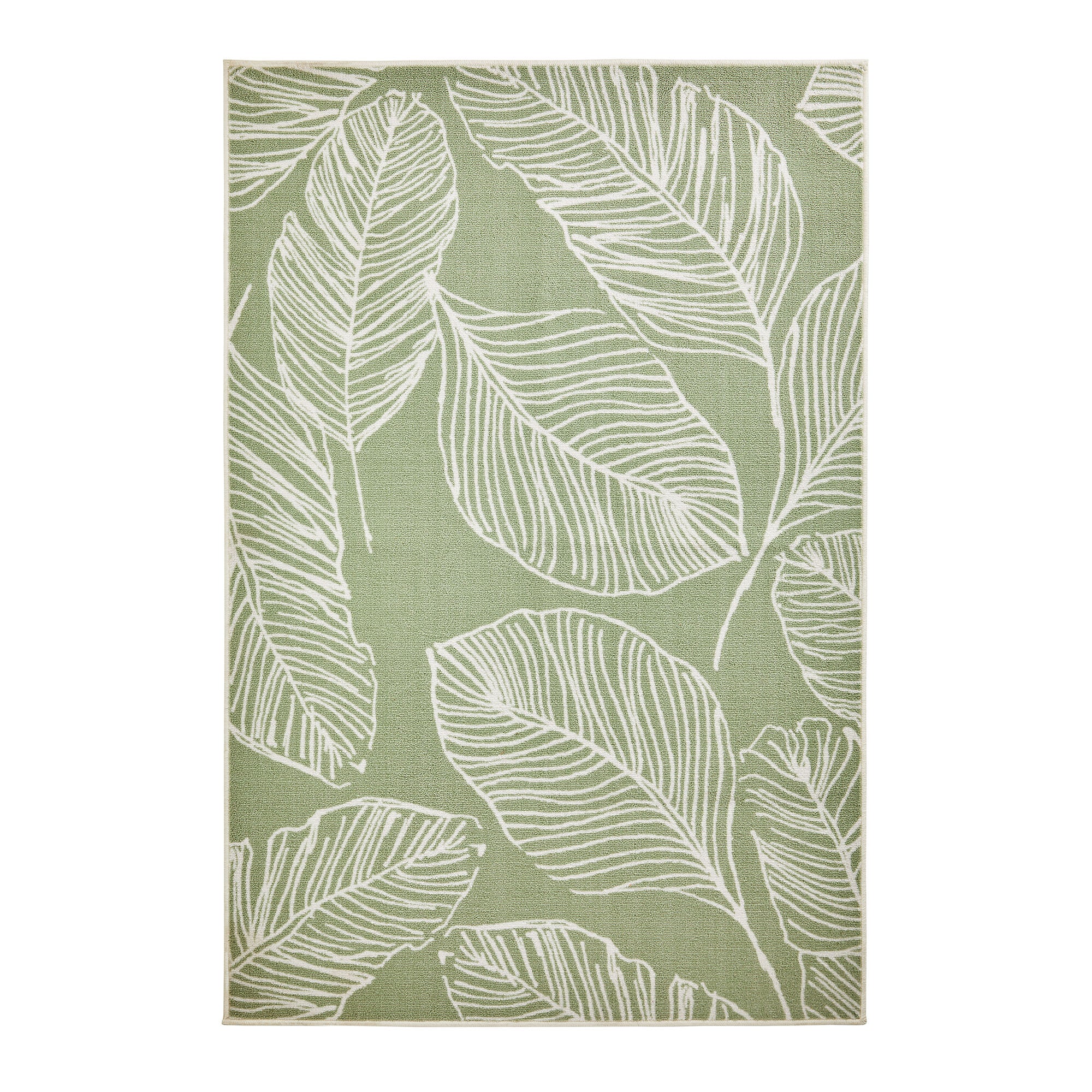 Matteo Washable Rug by Fusion in Green 120 x 180cm - Washable Rug - Fusion