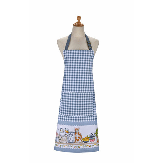 Pantry Cats Cotton Apron in Multicolour