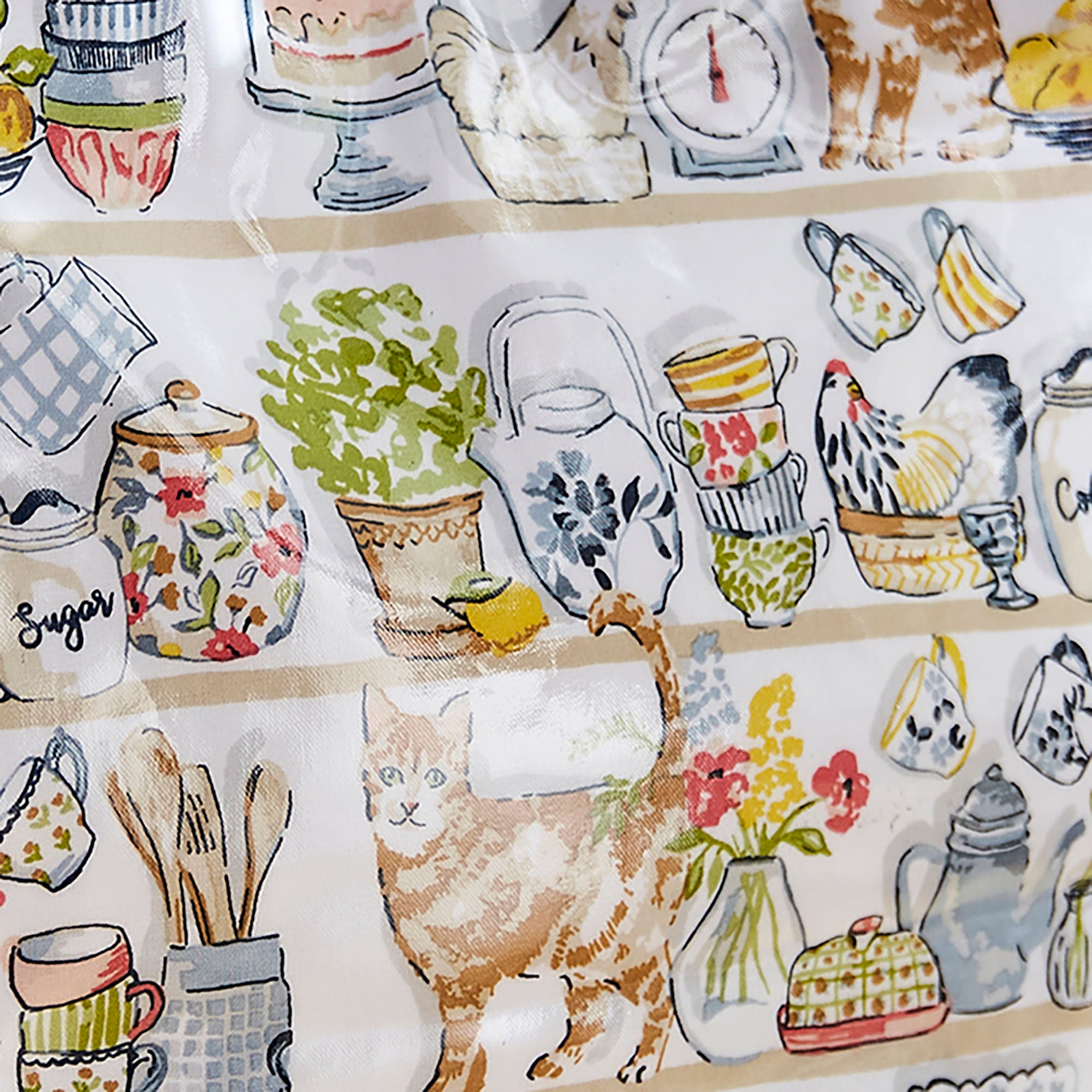 Ulster Weavers Pantry Cats PVC Coated Tote Bag Small in Multi - Bag - Ulster Weavers