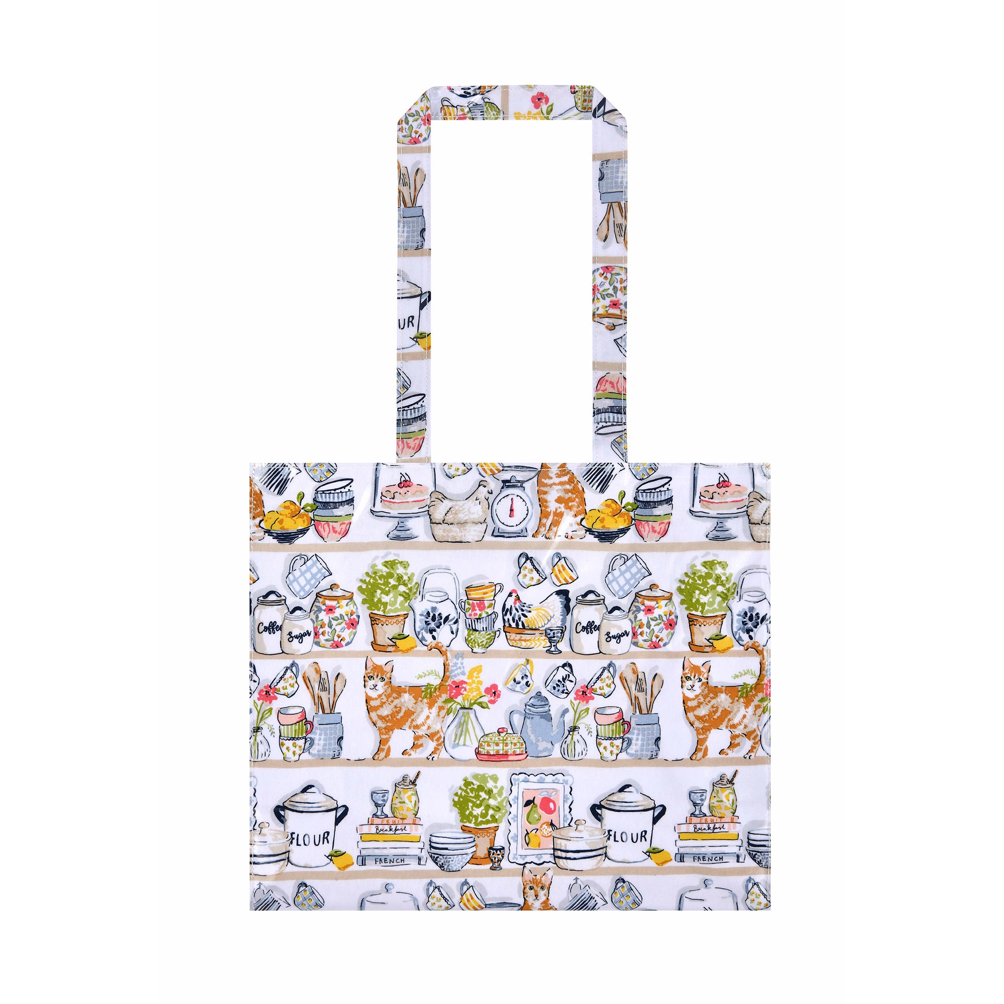 Ulster Weavers Pantry Cats PVC Coated Tote Bag Medium in Multi - Bag - Ulster Weavers