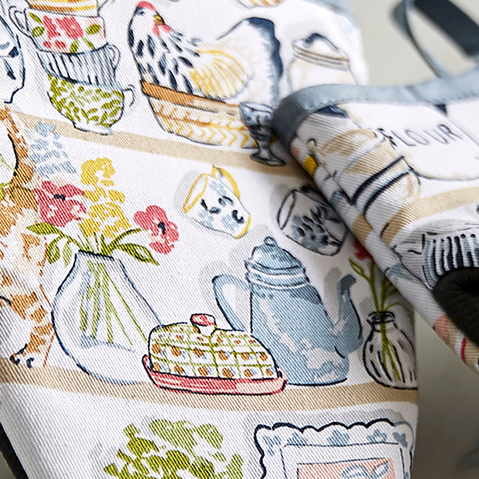 Ulster Weavers Pantry Cats Microwave Mitts - Pair One Size in Multi - Micro Mitts - Ulster Weavers