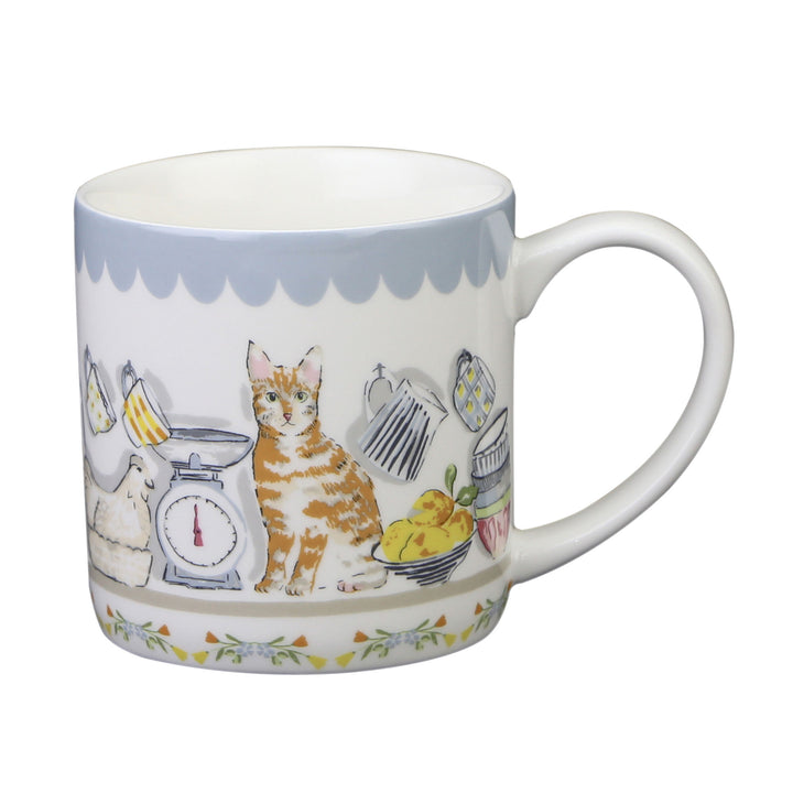 Ulster Weavers Pantry Cats Mug - New Bone China 250ml in Multi