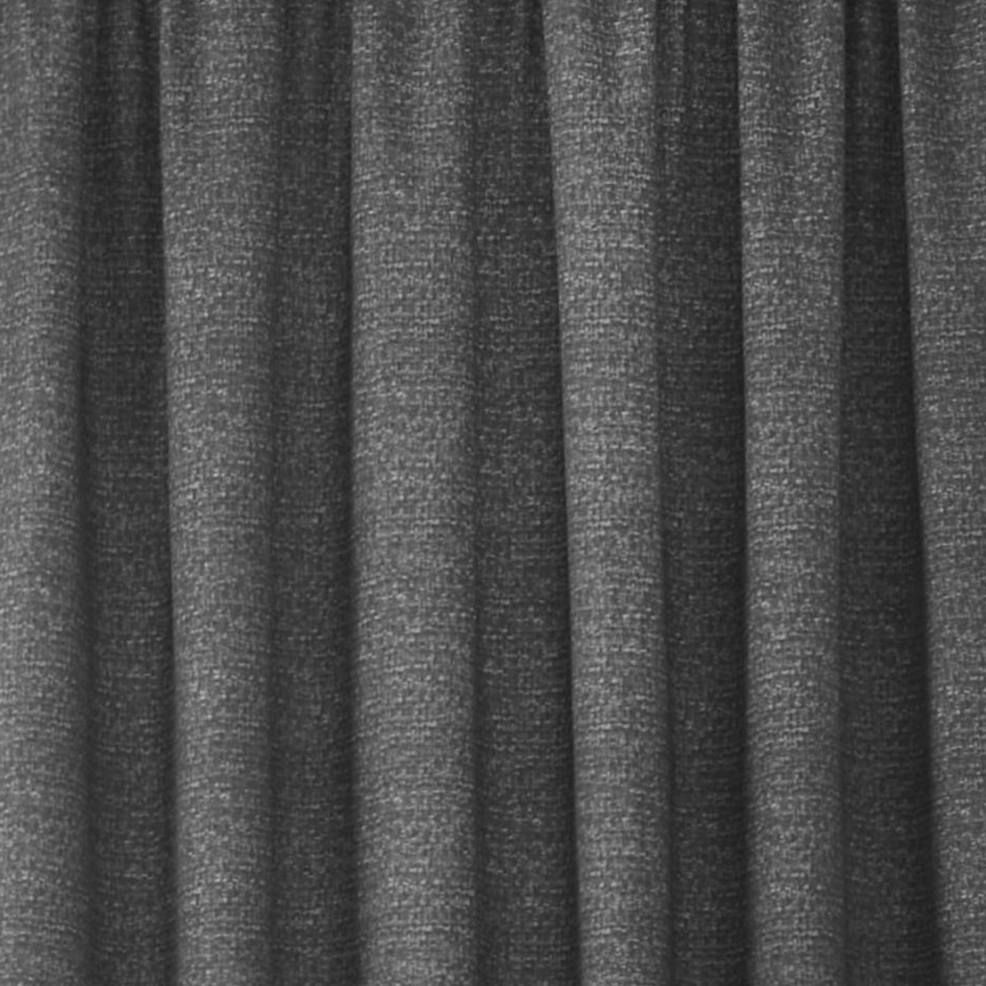 Pembrey Pair of Pencil Pleat Curtains With Tie-Backs by Dreams & Drapes in Charcoal - Pair of Pencil Pleat Curtains With Tie-Backs - Dreams & Drapes Curtains