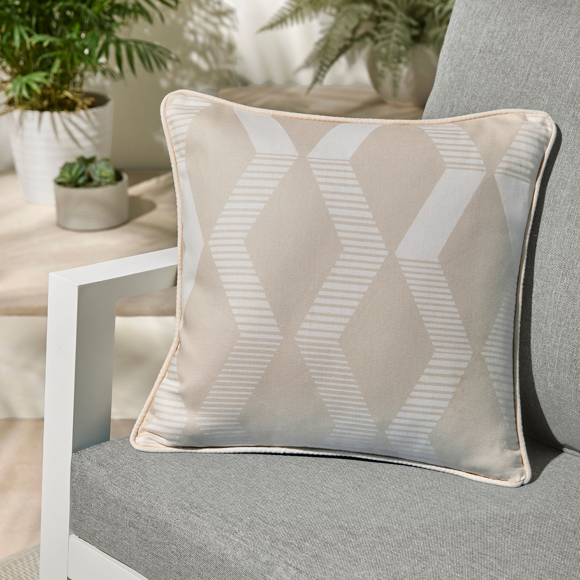 Rico Cushion by Fusion in Natural 43 x 43cm - Cushion - Fusion