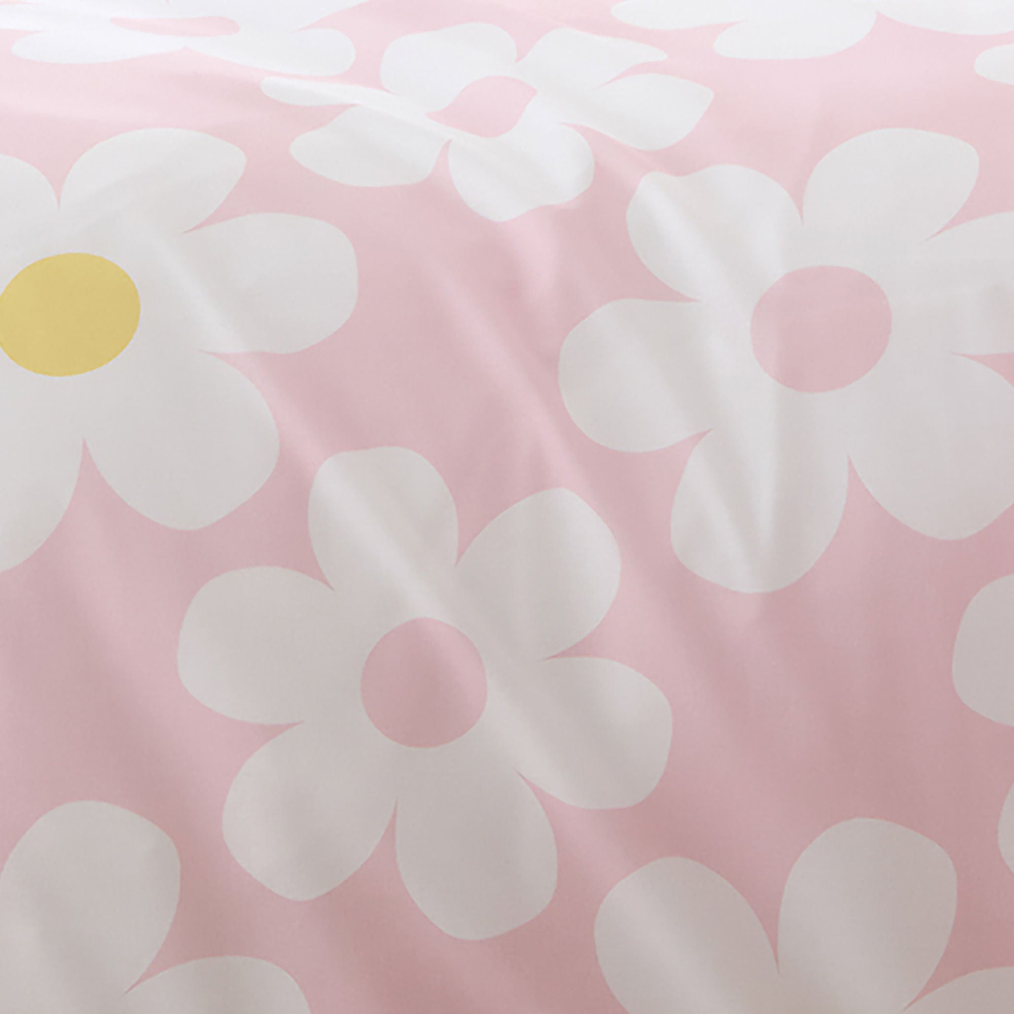 Retro Daisy Duvet Cover Set by Bedlam in Pink - Duvet Cover Set - Bedlam