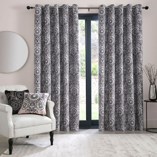 Romilly Eyelet Curtains in Natural
