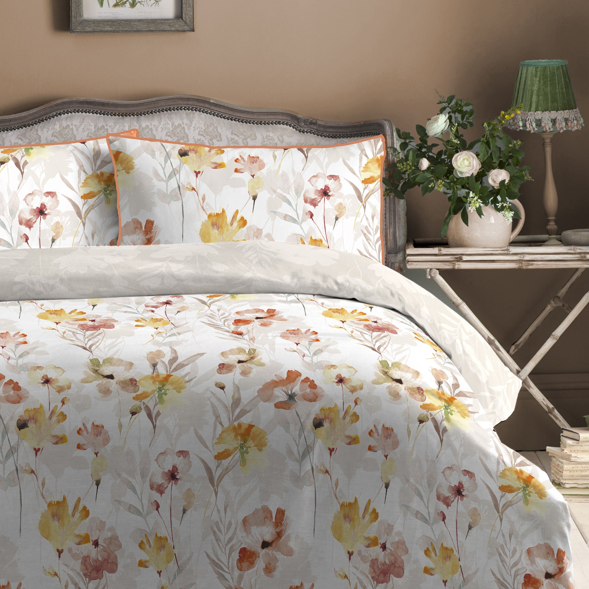 Sienna Duvet Cover Set by Appletree Promo in Gold - Duvet Cover Set - Appletree Promo