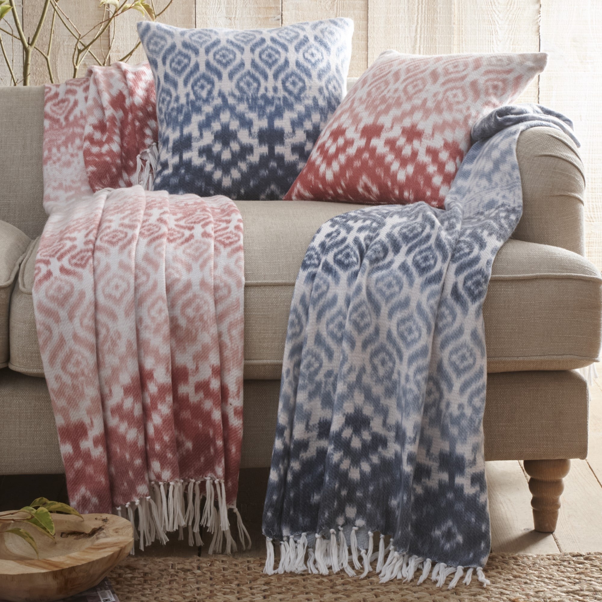 Sakari Cushion by Appletree Hygge in Blue 43 x 43cm - Cushion - Appletree Hygge