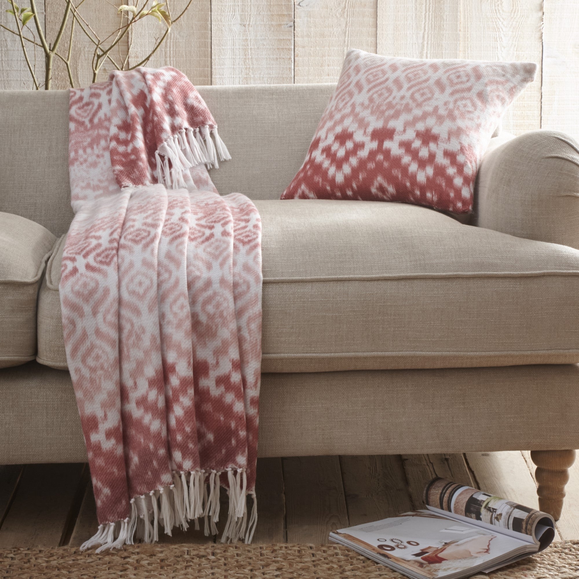 Sakari Cushion by Appletree Hygge in Terracotta 43 x 43cm - Cushion - Appletree Hygge