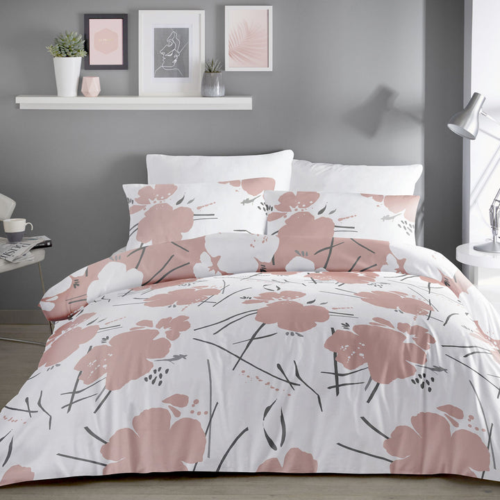 Starline Duvet Cover Set by Dreams & Drapes in Blush - Duvet Cover Set - Dreams & Drapes