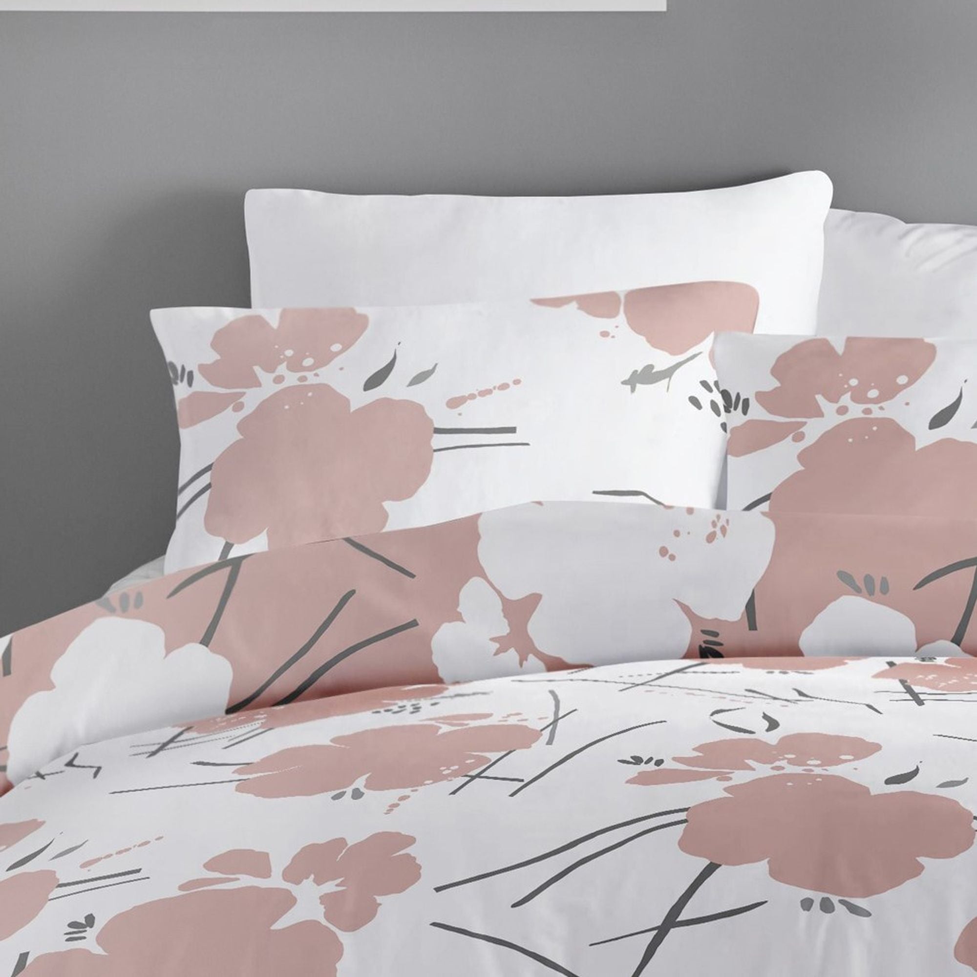 Starline Duvet Cover Set by Dreams & Drapes in Blush - Duvet Cover Set - Dreams & Drapes