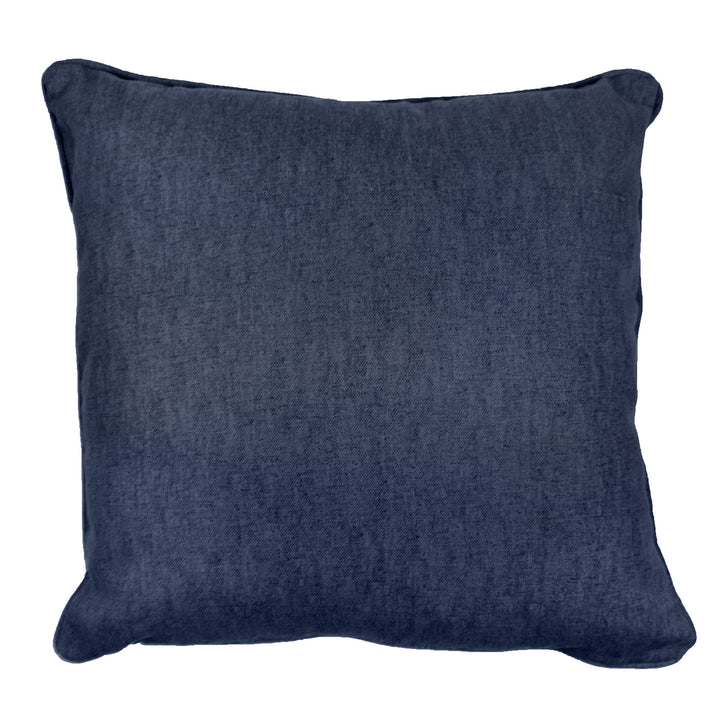 Sorbonne Cushion by Fusion in Navy 43 x 43cm - Cushion - Fusion