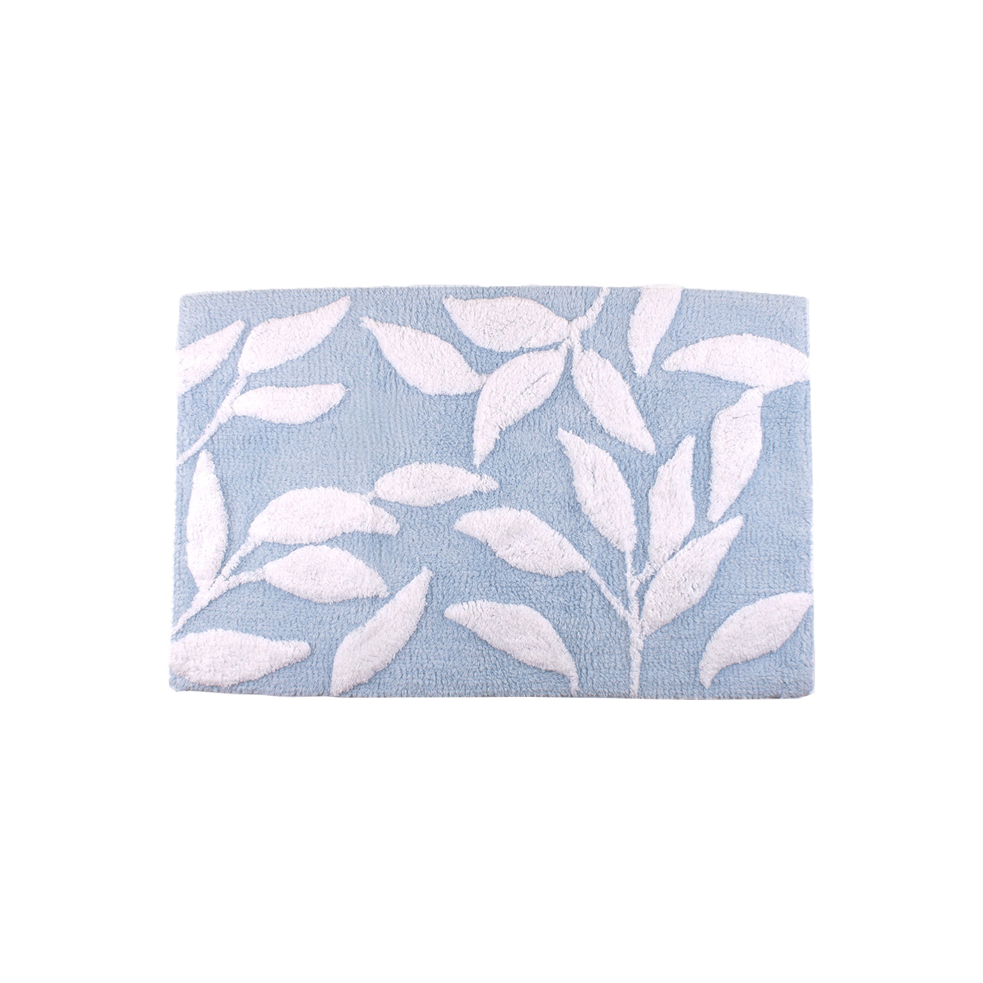 Sandringham Bath Mat by Dreams & Drapes Bathroom in Blue 50 x 80cm - Bath Mat - Dreams & Drapes Bathroom