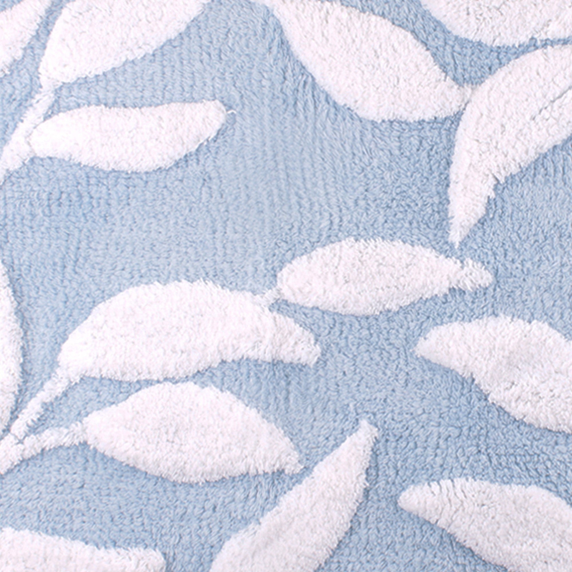 Sandringham Bath Mat by Dreams & Drapes Bathroom in Blue 50 x 80cm - Bath Mat - Dreams & Drapes Bathroom