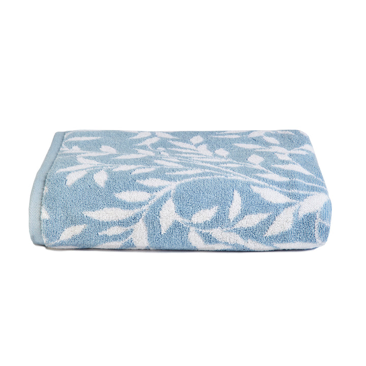 Sandringham Towels by Dreams & Drapes Bathroom in Pale Blue - Hand Towel - Dreams & Drapes Bathroom