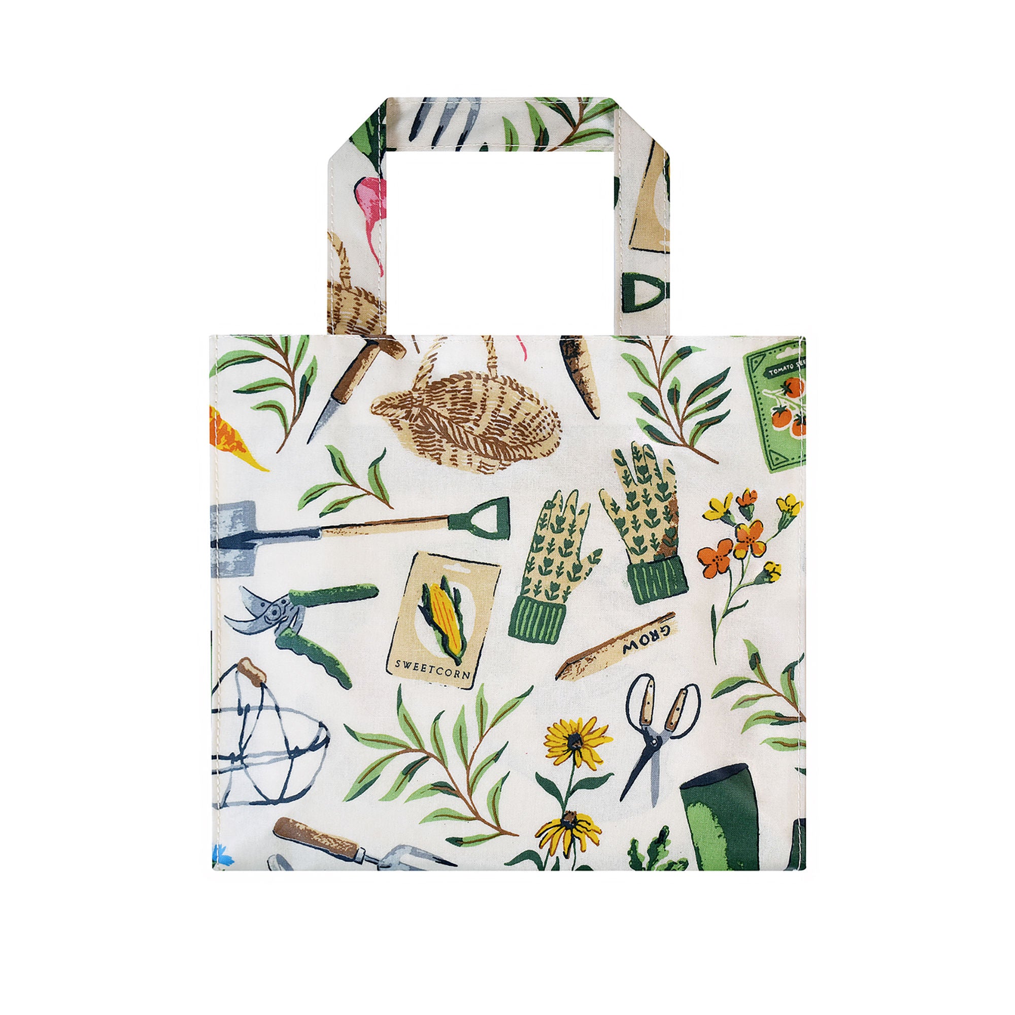 Time to Grow PVC Bag Small in Green - Bag - Ulster Weavers