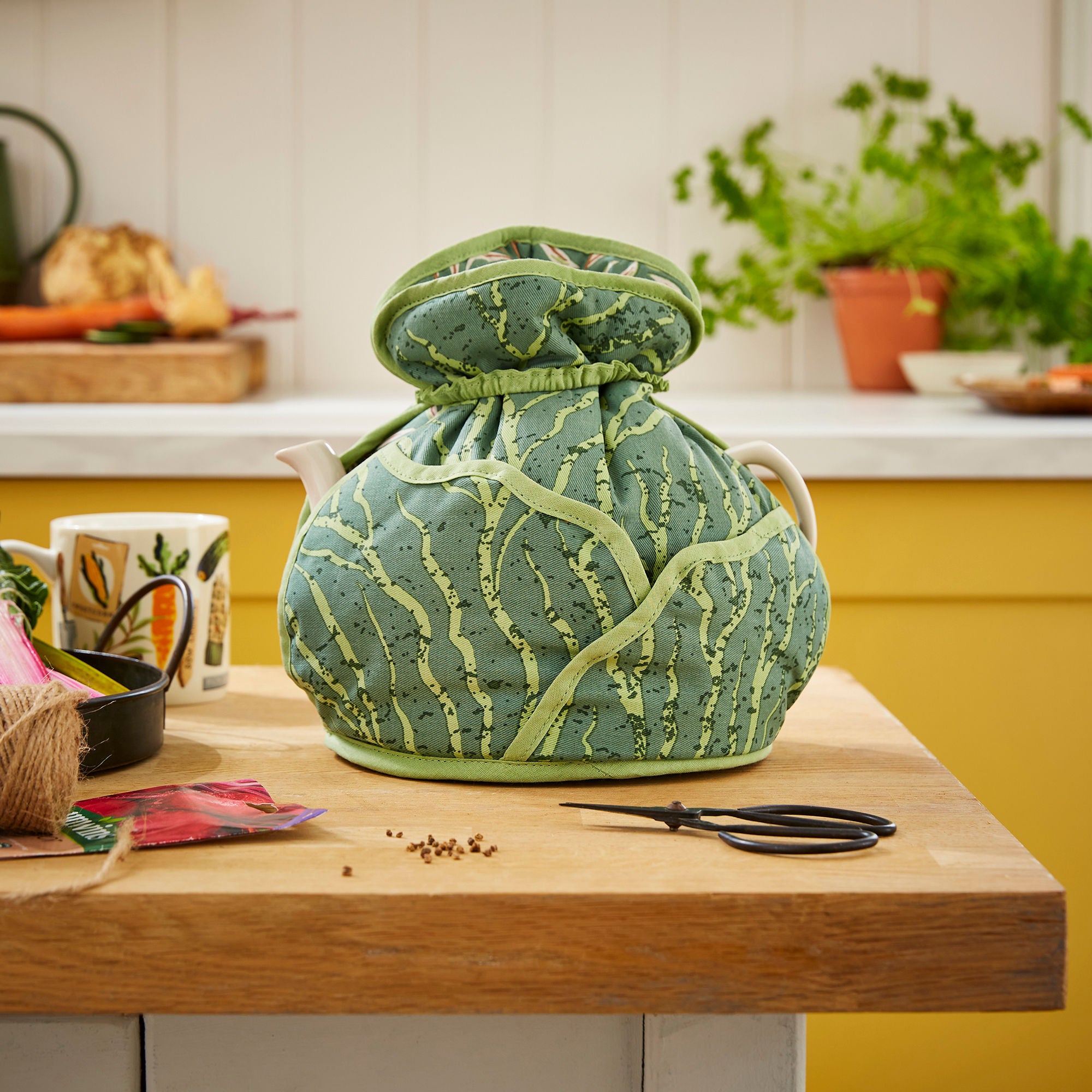 Time to Grow Tea Cosy Muff in Green - Tea Cosy - Ulster Weavers