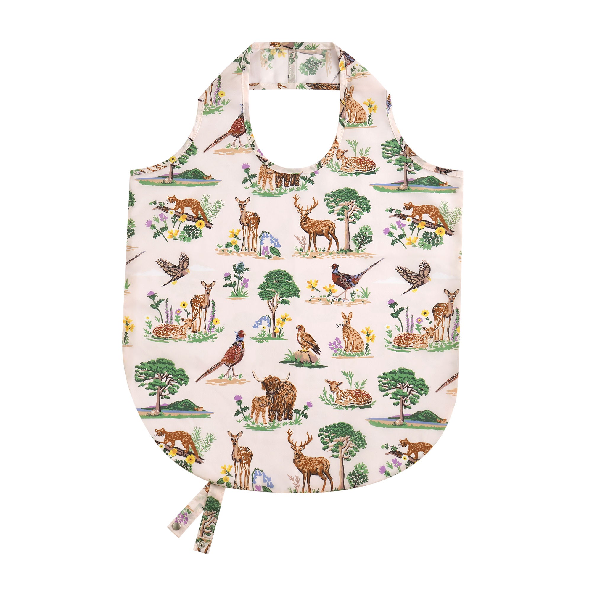 Thistlewood Foldable Tote Bag Medium in Green - Bag - Ulster Weavers