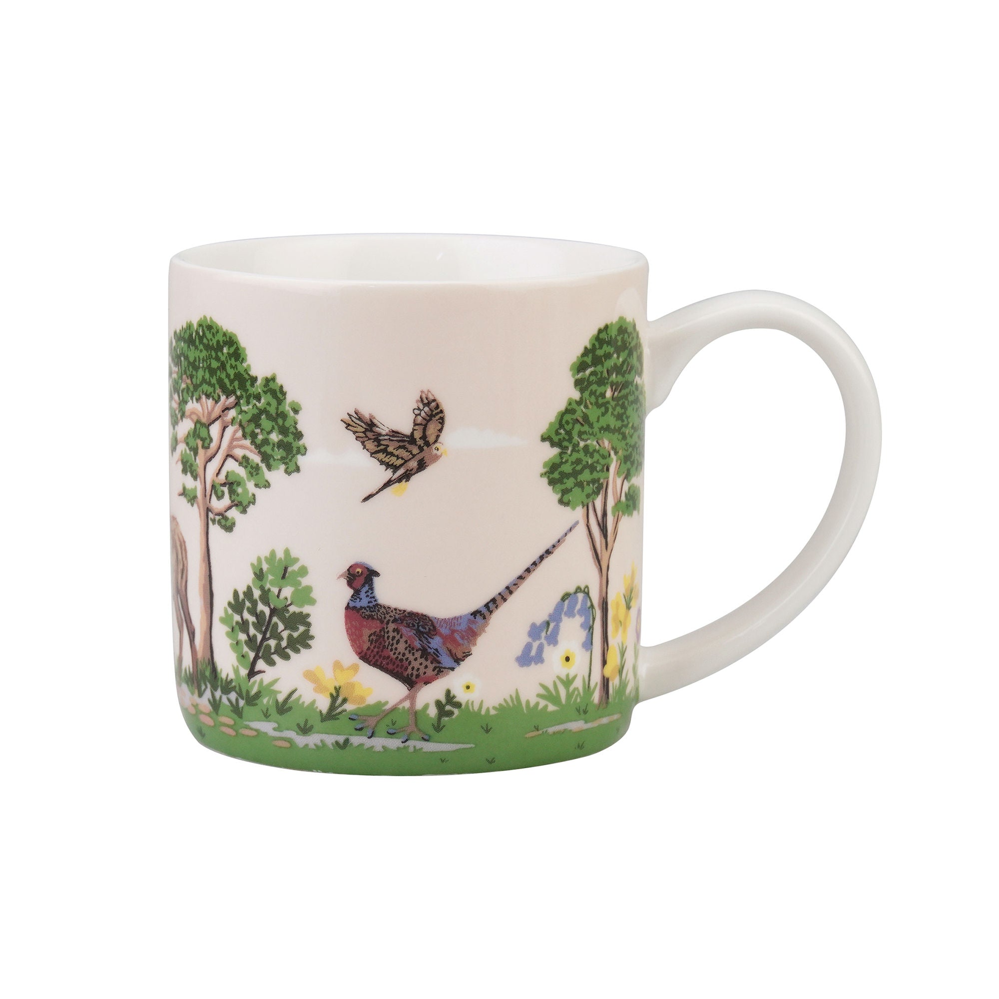 Thistlewood Bone China Mug in Green - Mug - Ulster Weavers