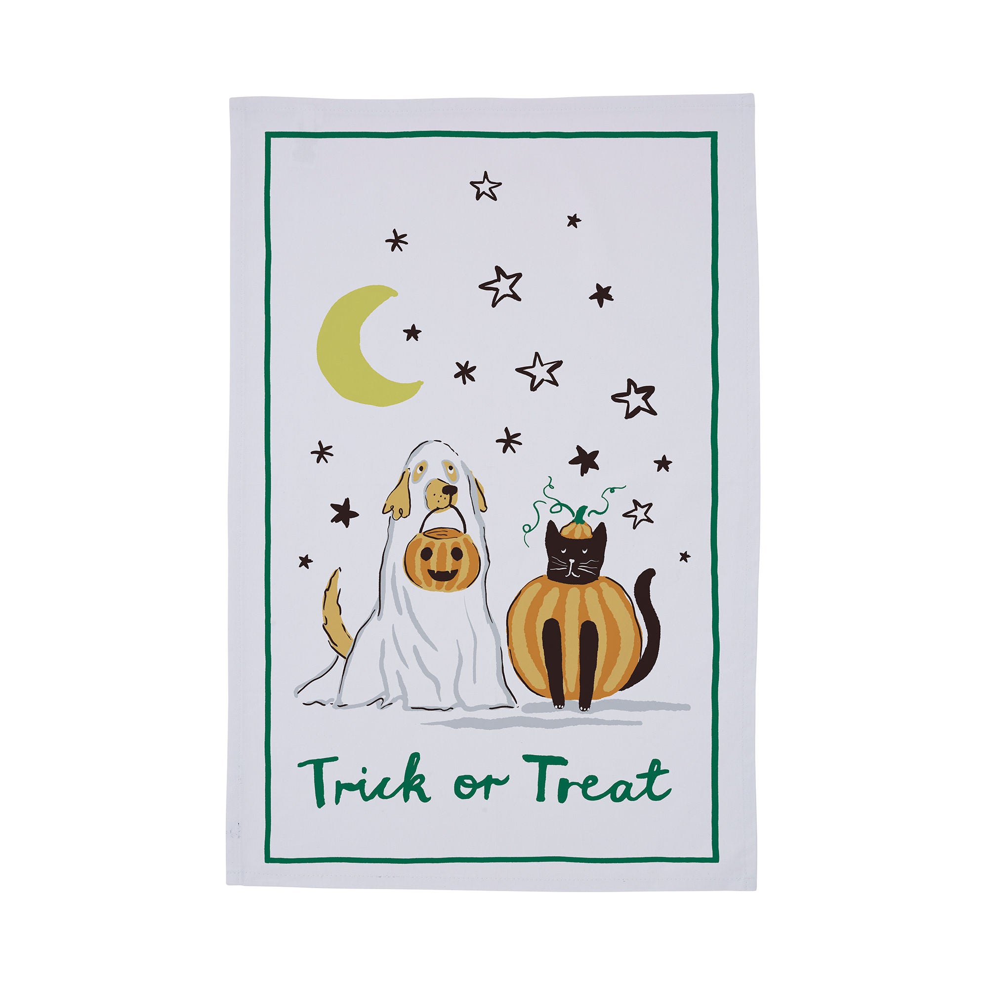 Ulster Weavers Trick or Treat Tea Towel - Cotton One Size in Multi - Tea Towel - Ulster Weavers