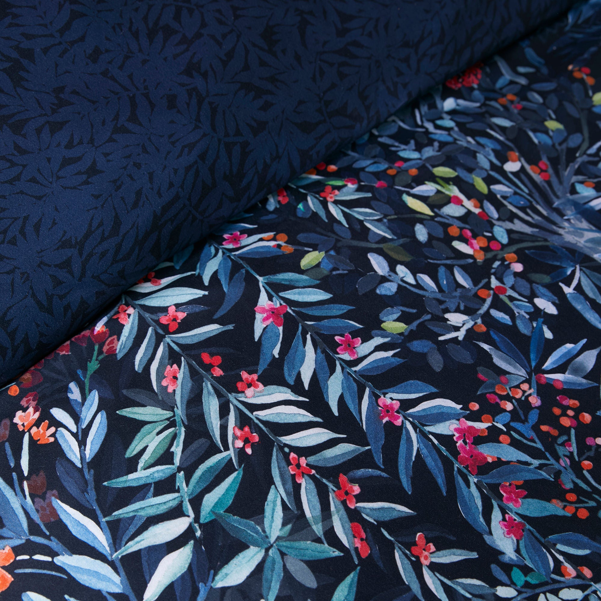 Tessa Duvet Cover Set by Soiree in Navy - Duvet Cover Set - Soiree