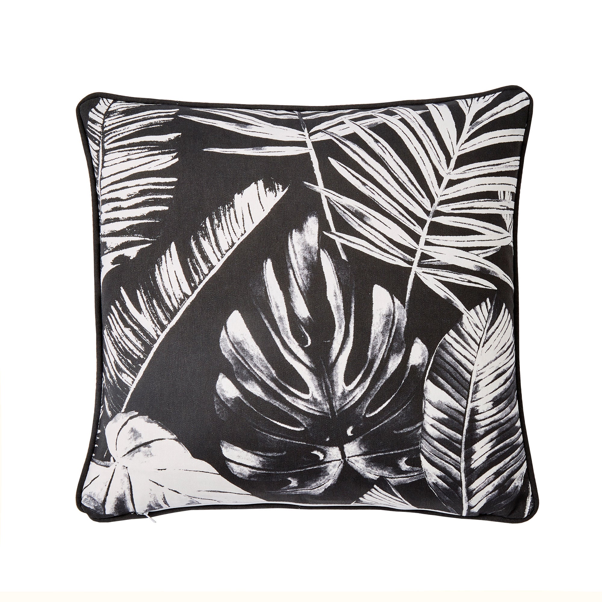 Tahiti Outdoor Cushion by Dreams & Drapes Design in Silver 43 x 43cm - Cushion - Dreams & Drapes Design