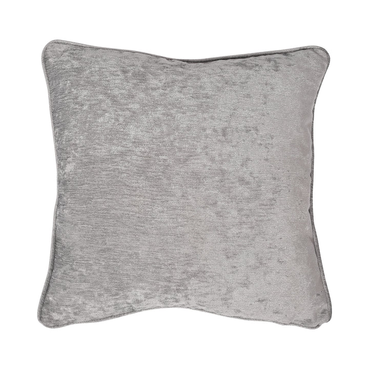 Textured Chenille Cushion by Curtina in Grey 43 x 43cm - Cushion - Curtina