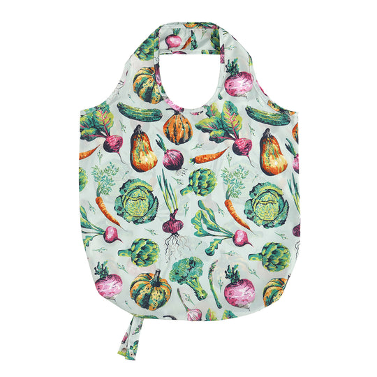 Vegetable Medley Foldable Tote Bag Medium in Multicolour