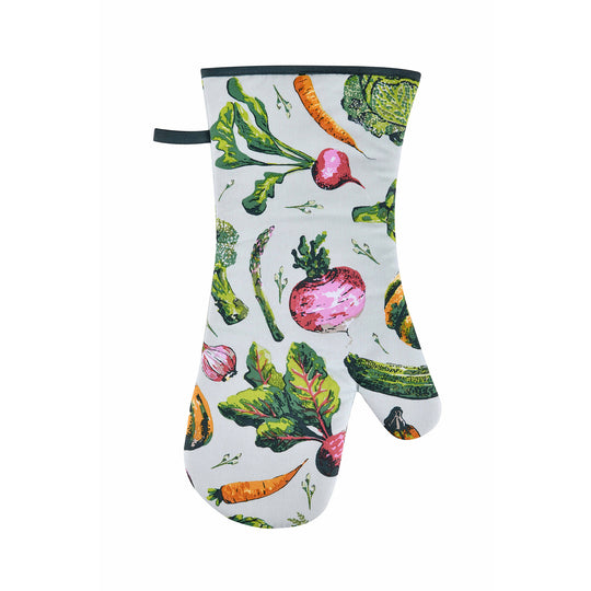 Vegetable Medley Gauntlet Oven Glove in Multicolour