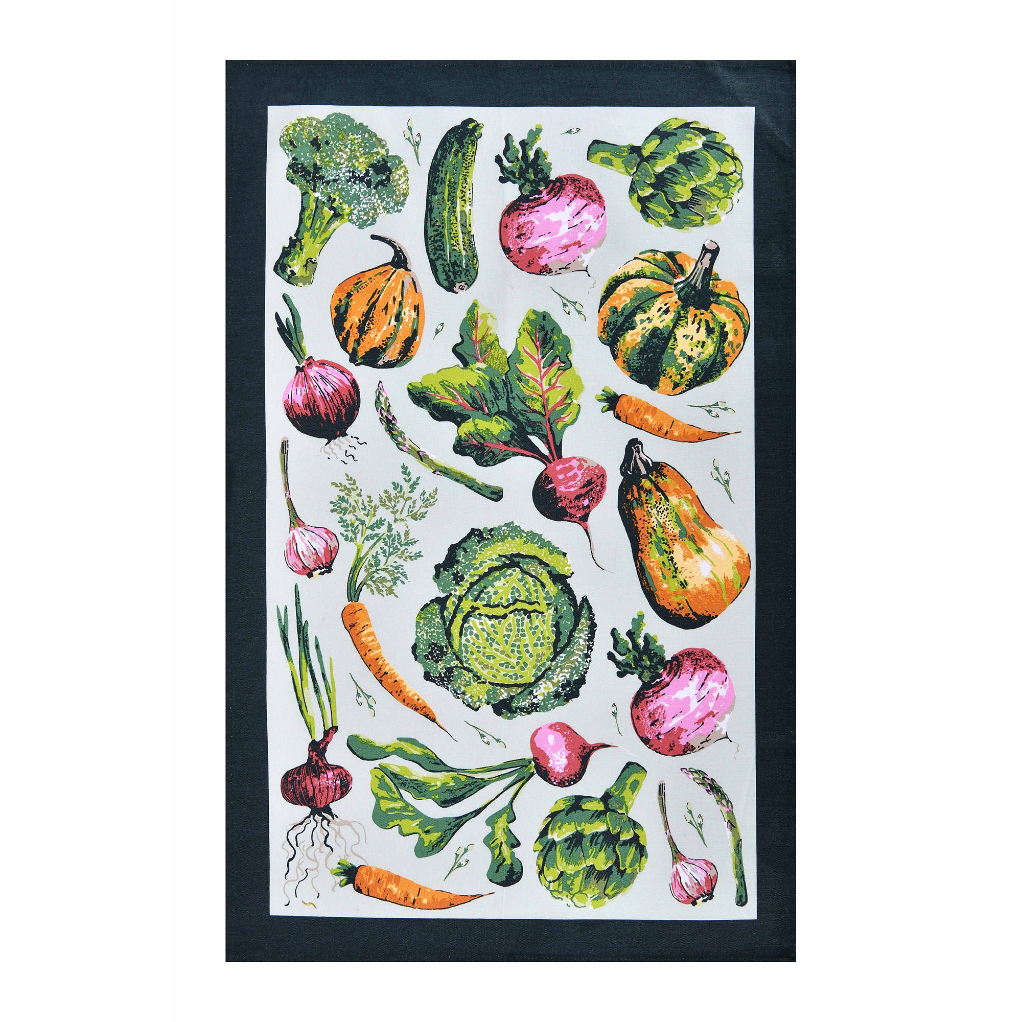 Ulster Weavers Vegetable Medley Tea Towel - Cotton One Size in Multi - Tea Towel - Ulster Weavers
