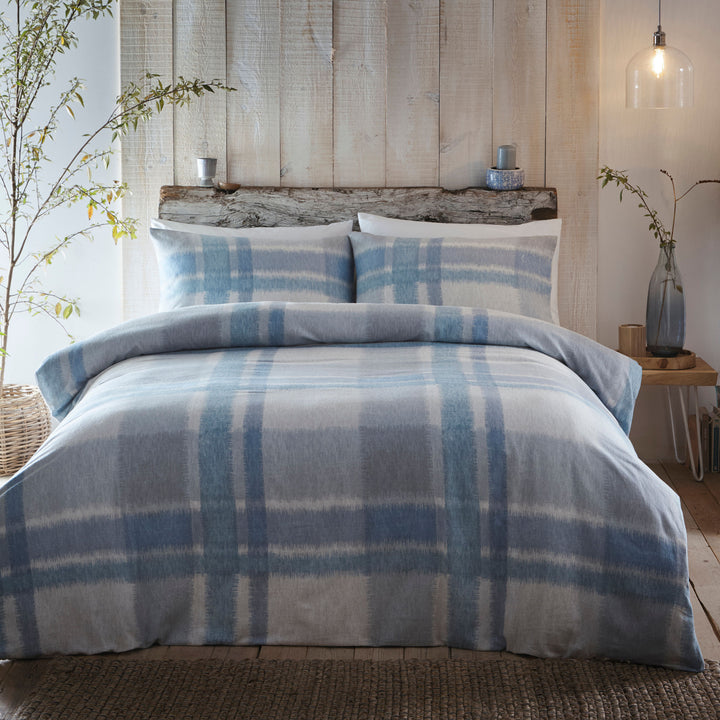 Verbier Duvet Cover Set by Appletree Hygge in Blue - Duvet Cover Set - Appletree Hygge