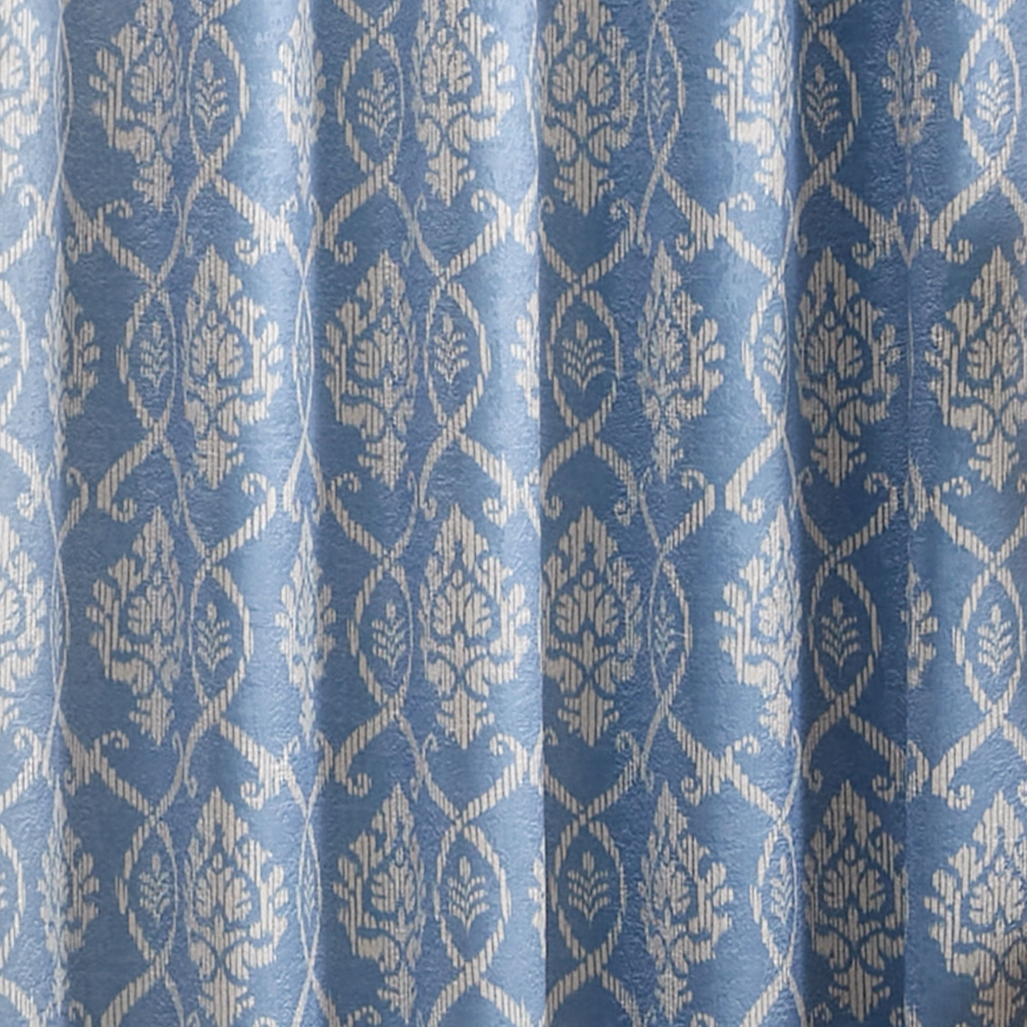 Vivianna Pair of Eyelet Curtains by Dreams & Drapes in Blue - Pair of Eyelet Curtains - Dreams & Drapes Curtains