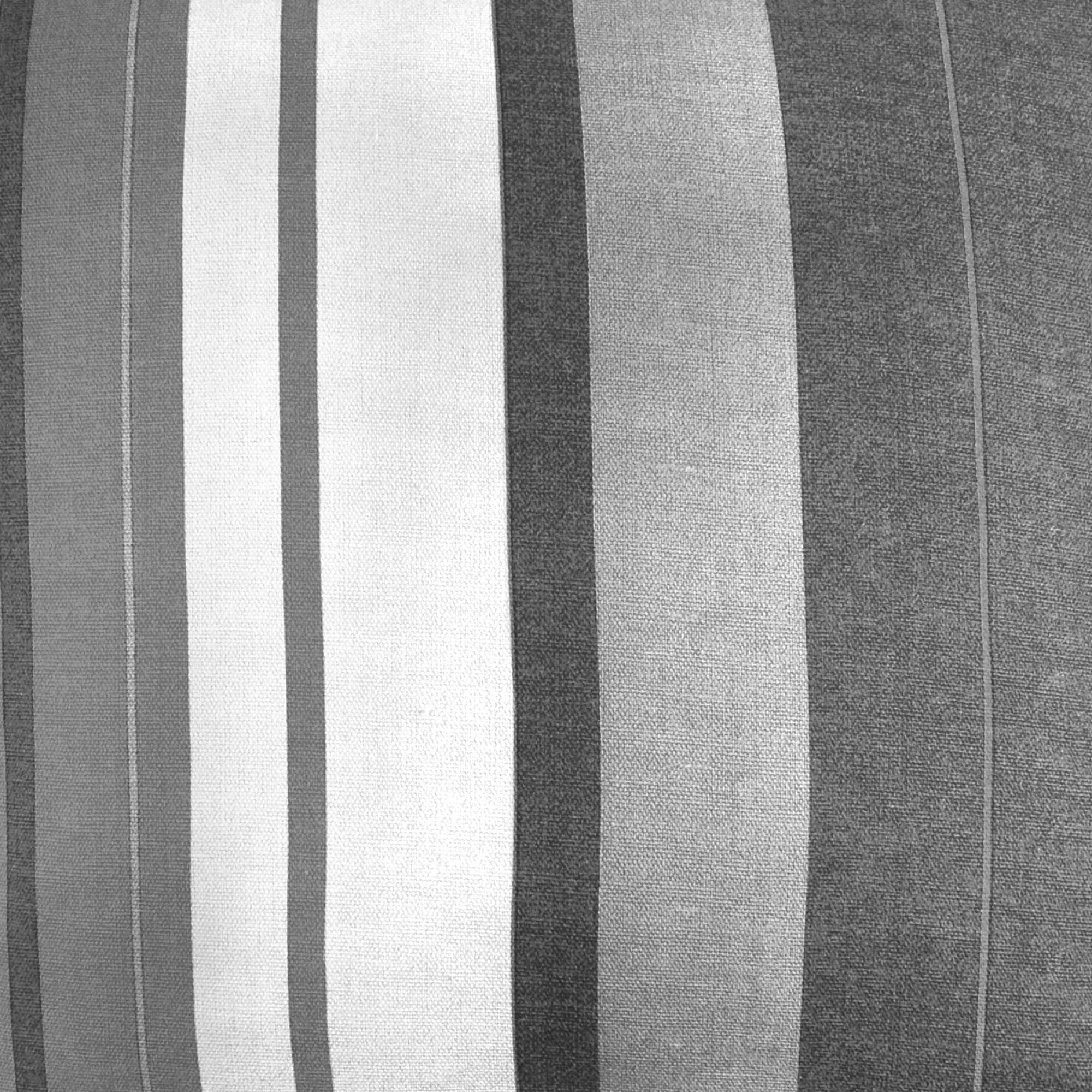 Whitworth Stripe Cushion by Fusion in Grey 43 x 43cm - Cushion - Fusion