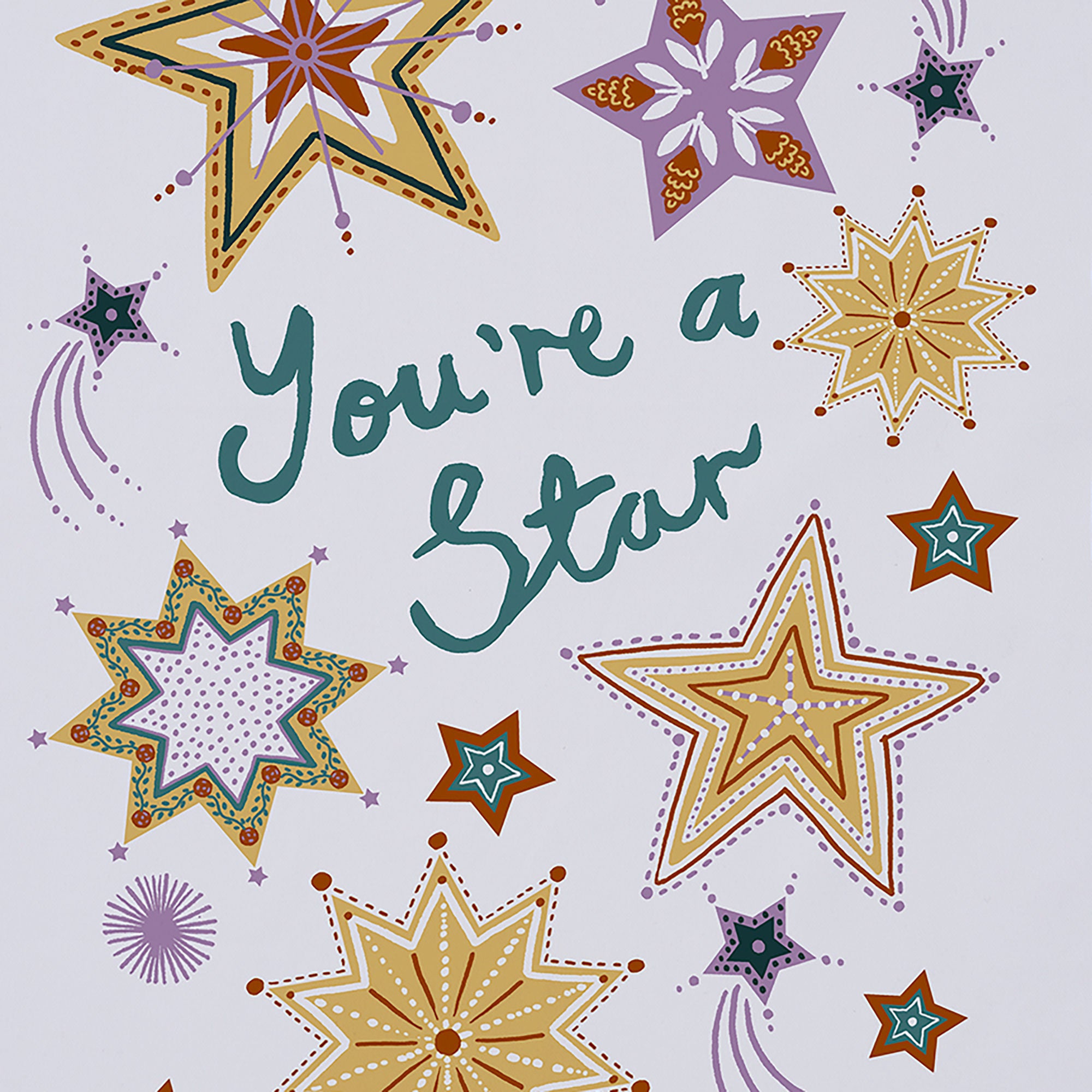 Ulster Weavers You're a Star Tea Towel - Cotton One Size in Multi - Tea Towel - Ulster Weavers