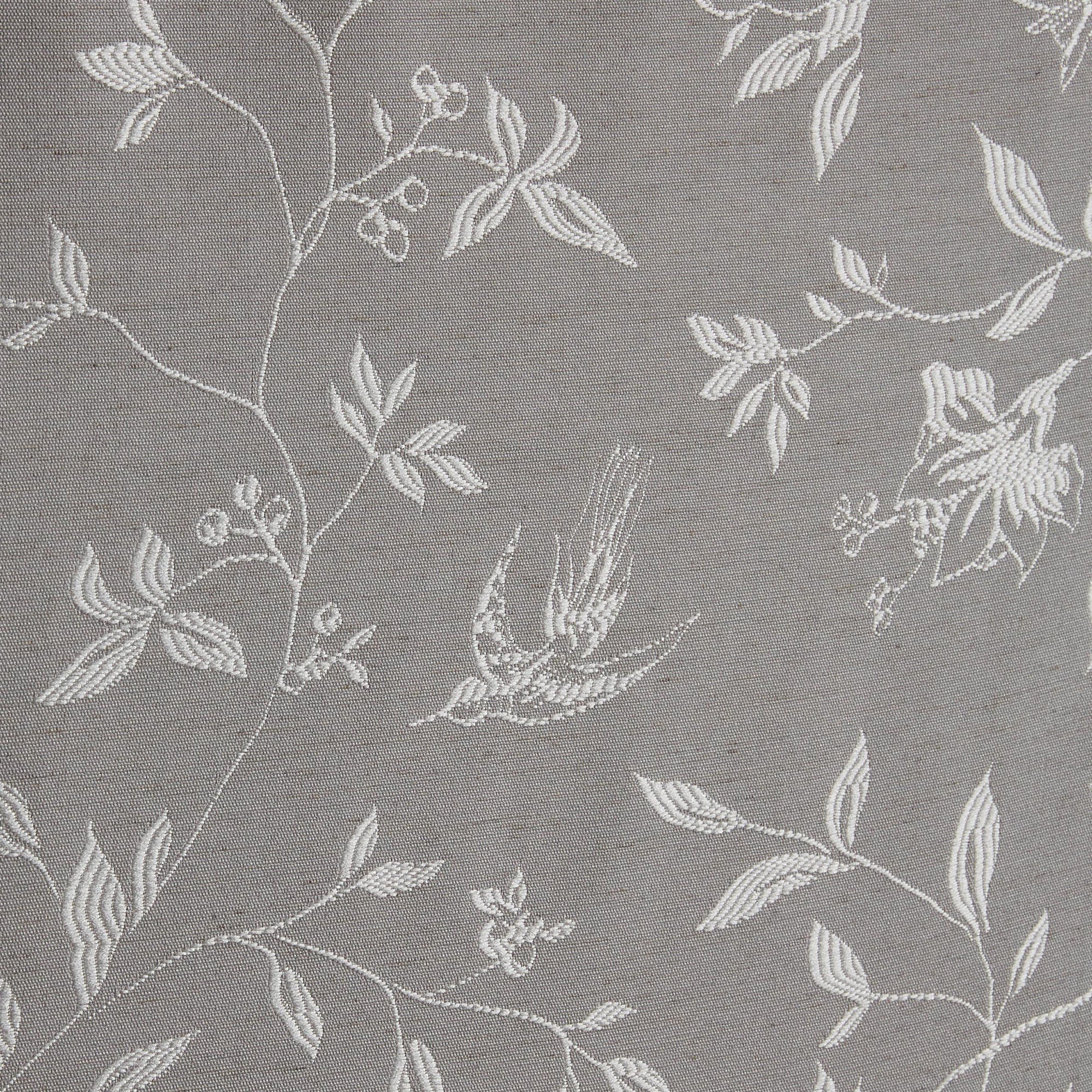 Bird Trail Pair Of Curtain Tiebacks by Curtina in Grey 26